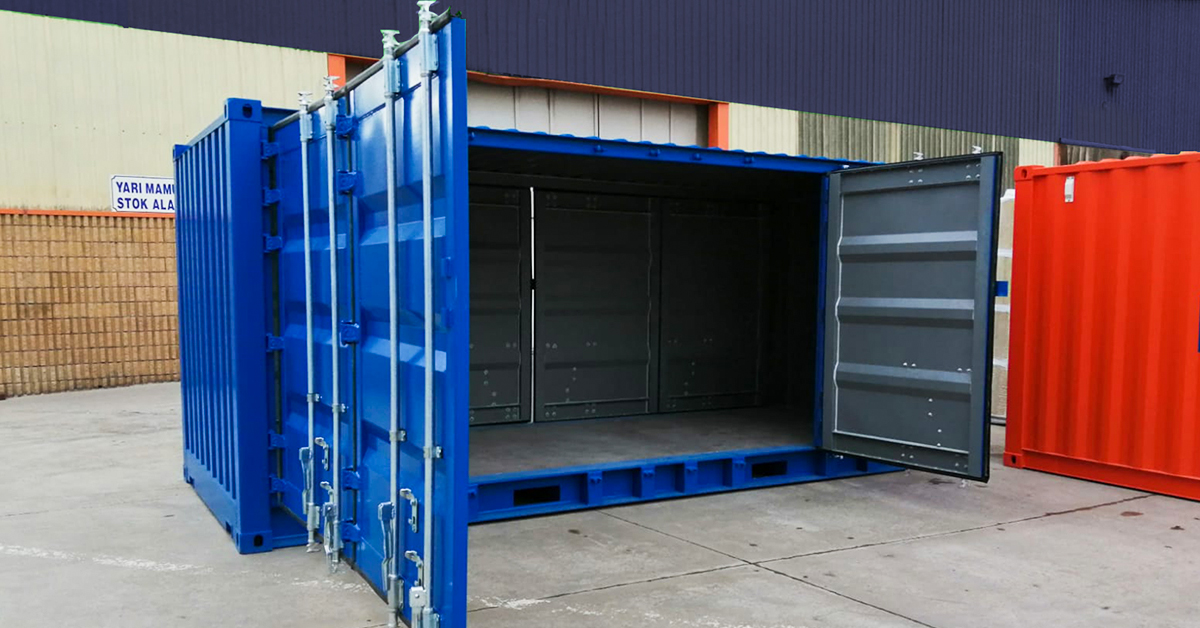 20' Open Side Shipping Containers for Sale 